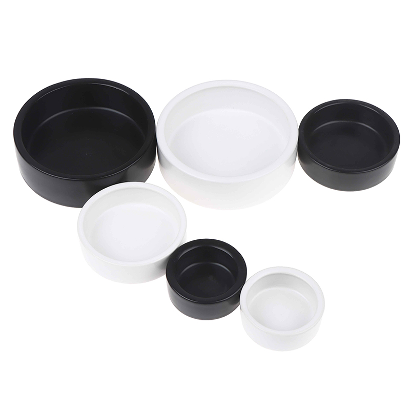 Water Dish Reptile - Reptile Food Ceramic Bowl Anti-Escape Ceramic