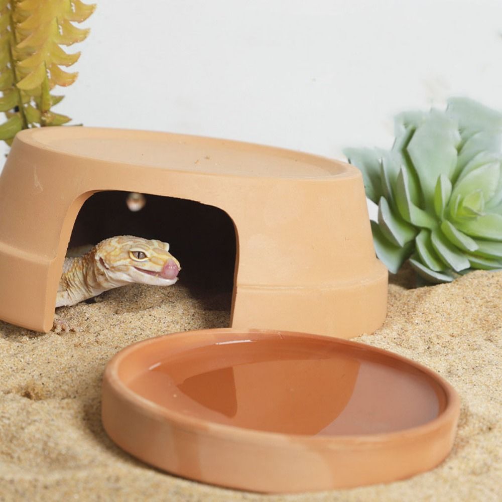 Hide Cave Ceramic - Multifunctional Ceramics Reptile Hide Box Decorative