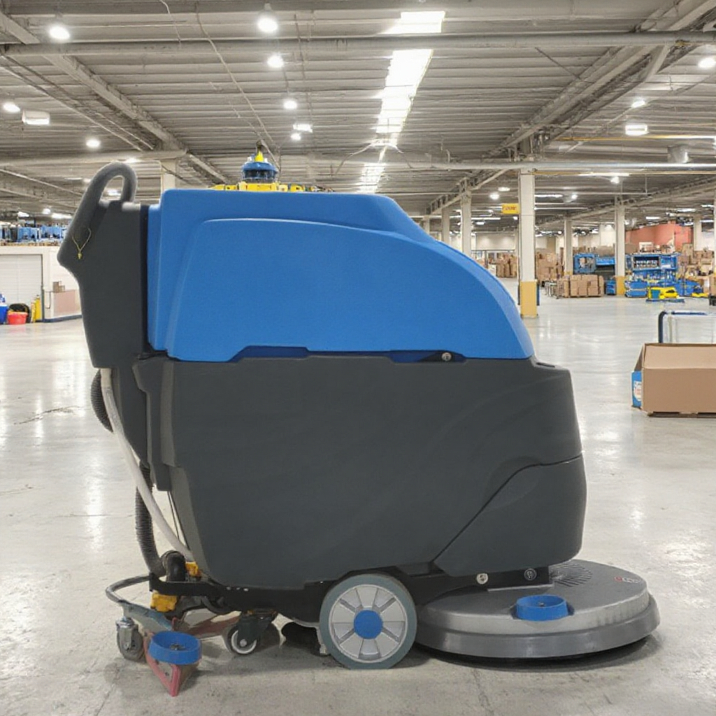 Ceramic Tile Floor - CleanHorse G1 Multi-function Walk Behind Automatic