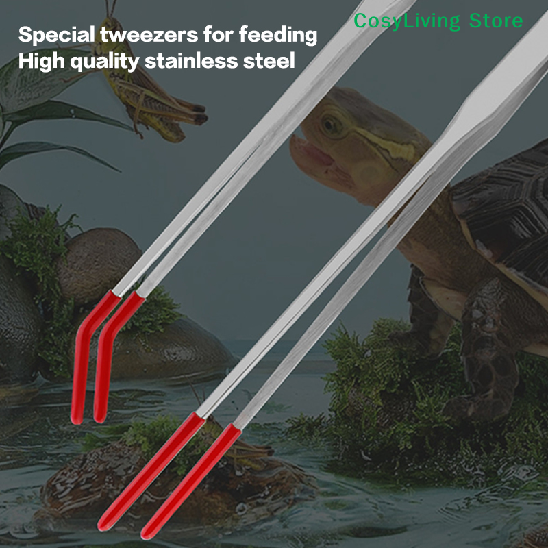 Reptile Feeding Tongs With Rub – обзор и цена Feeding Tong Stainless