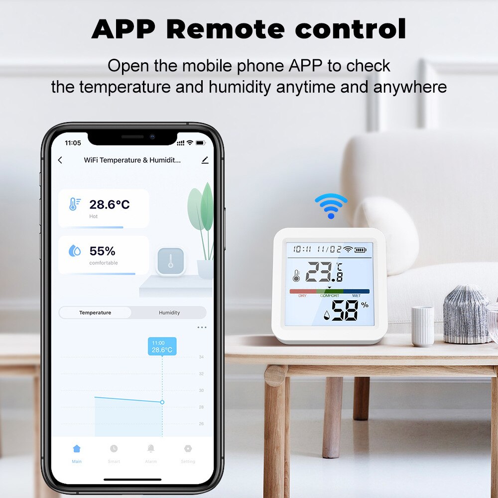 Tuya New WiFi Temperature Humi – обзор и цена Digital Hygrometer Probe