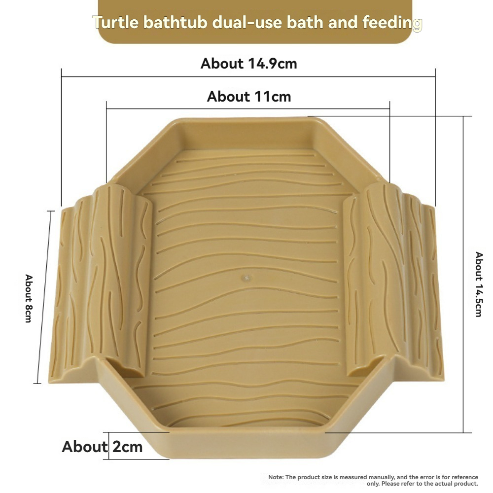 Yellow edge turtle bath basin  – обзор и цена Water Dish Reptile