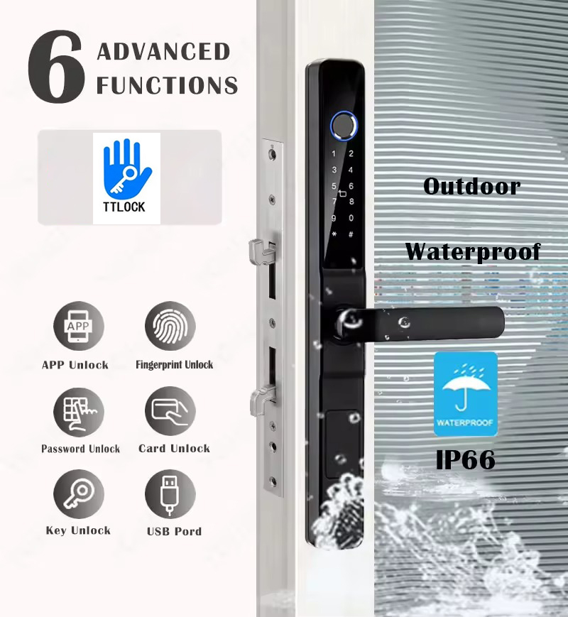 Waterproof Fingerprint Smart L – обзор и цена Glass Door Hinge