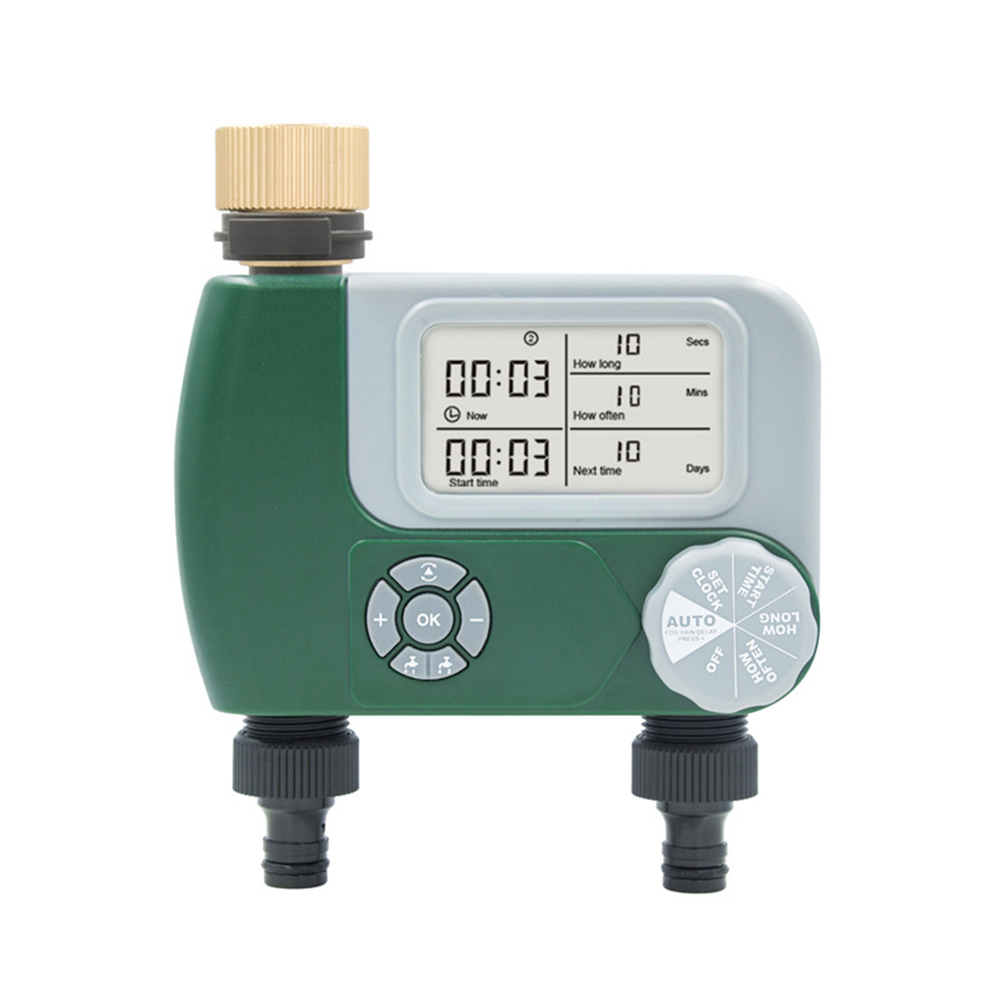 Electronic Garden Hose Water T – обзор и цена Timer Dual Outlet