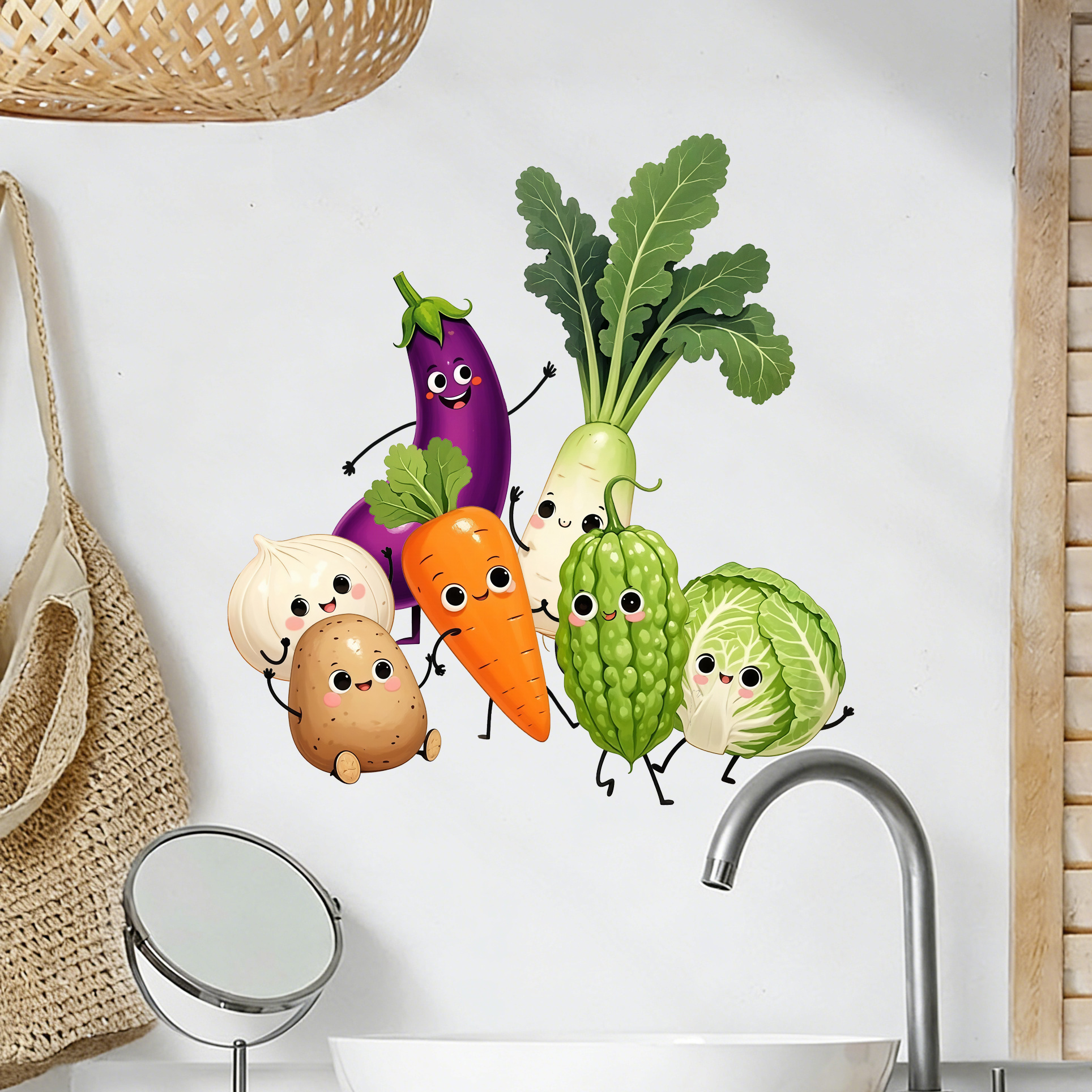 Emotionally Expressive Vegetab – обзор и цена Pvc Panel Background