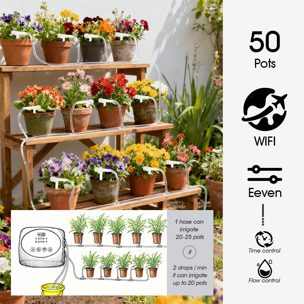 Garden Smart Dual Outlets Pump – обзор и цена Timer Dual Outlet