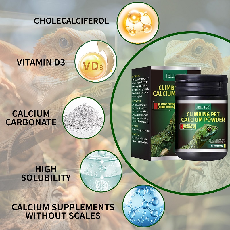 Crawling Pet Vitamin D3 Calciu – обзор и цена Calcium Powder Reptile