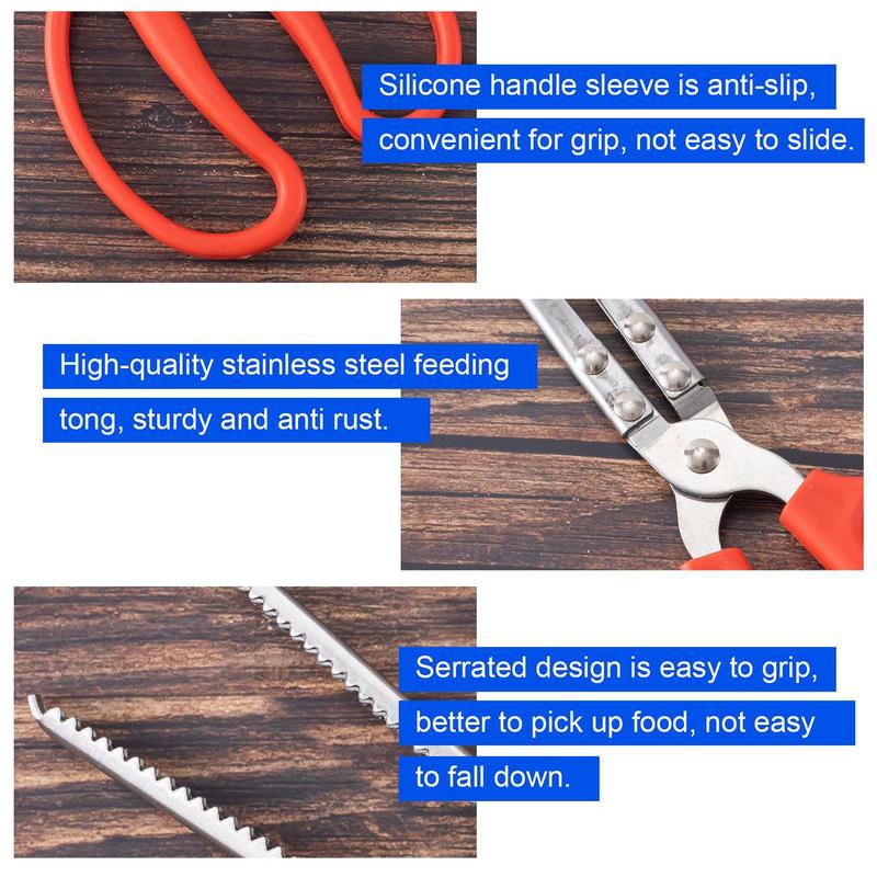 Stainless Steel Reptile Feeder – обзор и цена Feeding Tong Stainless