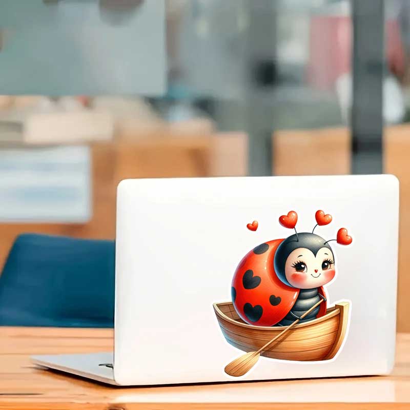 Cute Ladybug Wall Stickers Liv – обзор и цена Pvc Panel Background