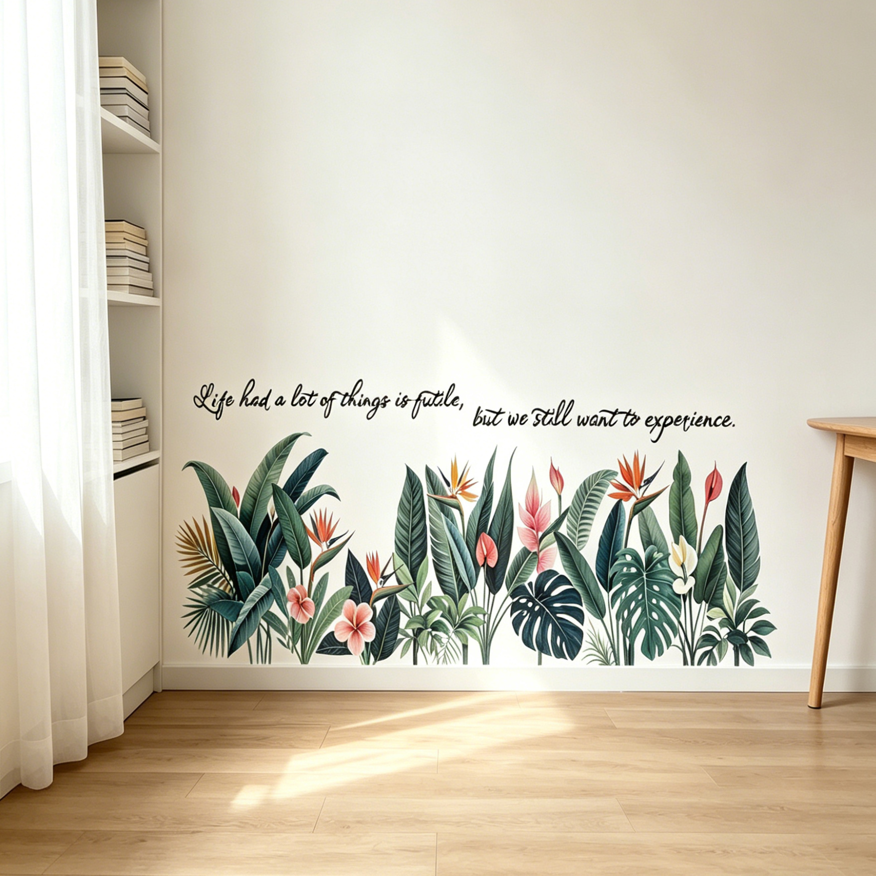 Tropical background wall stick – обзор и цена Pvc Panel Background