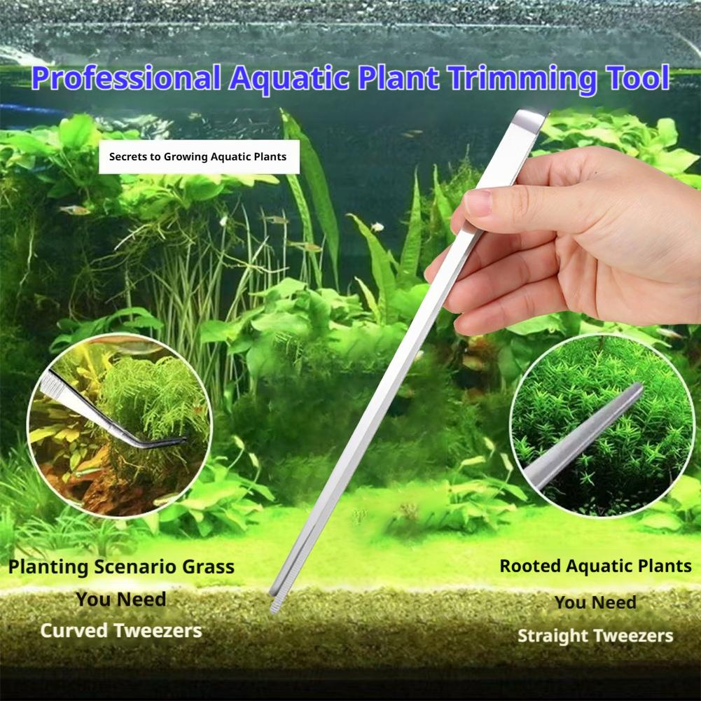 Stainless Steel Aquarium Tweez – обзор и цена Feeding Tong Stainless