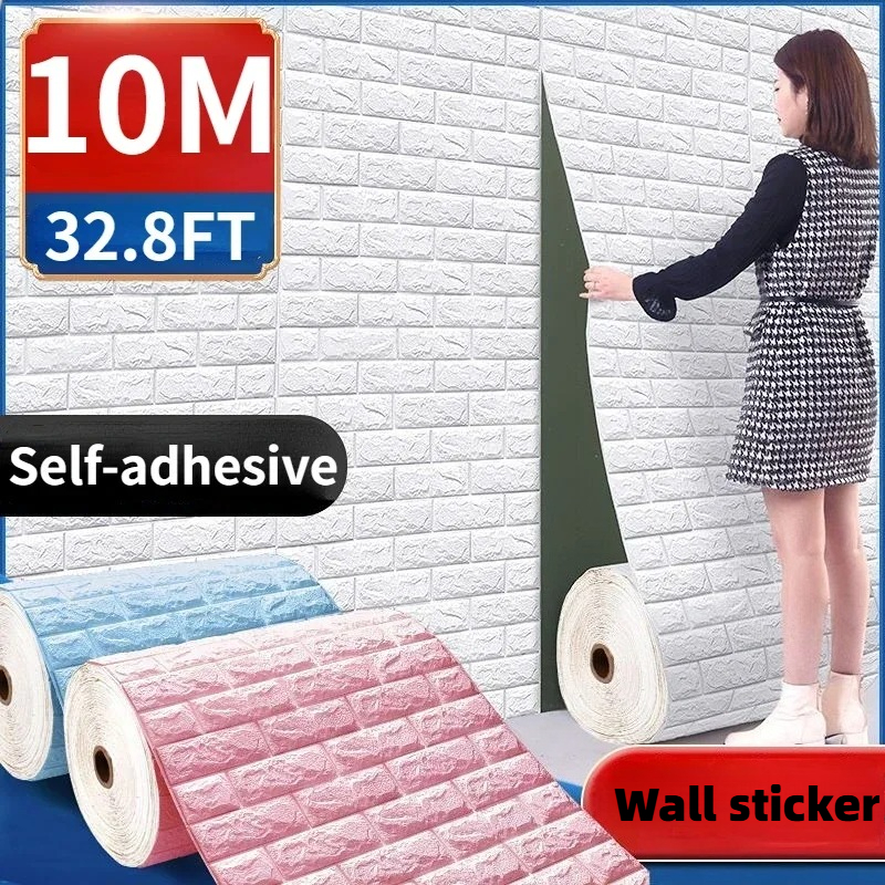 70cmx1/3/5/10M 3D Foam Brick W – обзор и цена Pvc Panel Background