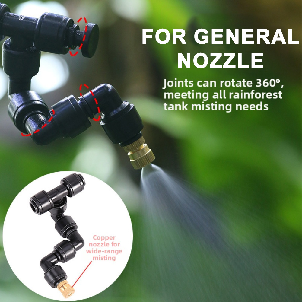 2 PCS Black Atomizing Nozzle 3 – обзор и цена Misting Nozzle Reptile