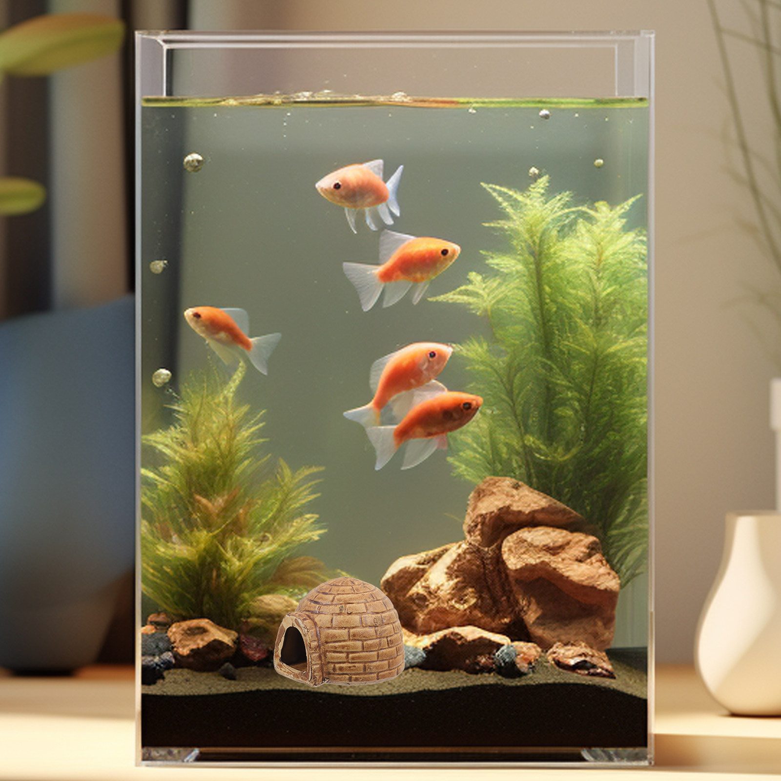 Ceramic Pleco Caves for Aquari – обзор и цена Hide Cave Ceramic