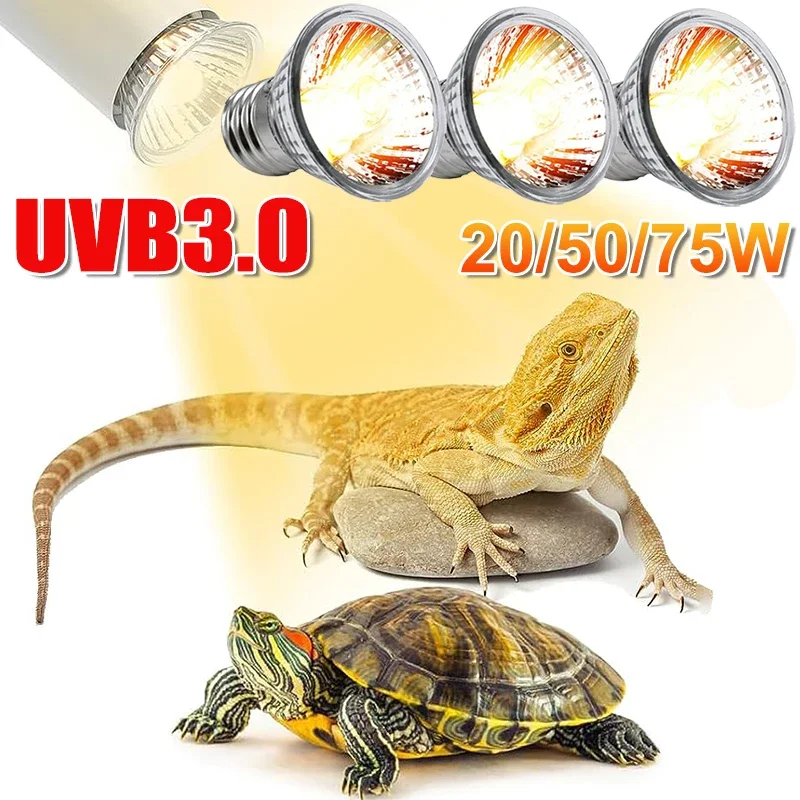 25/50/75W UVB Reptile Lamp Bul – обзор и цена Calcium Powder Reptile