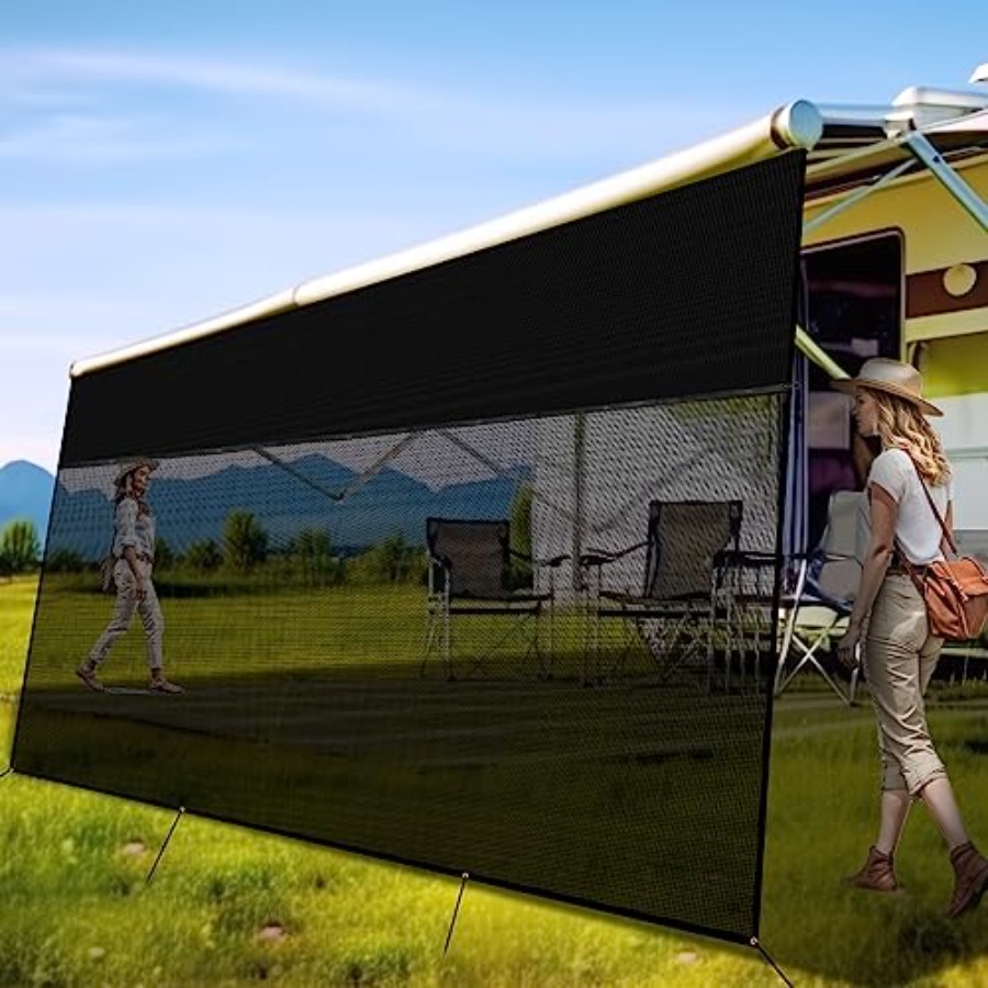 RV Awning Shade Screen 9' x 15 – обзор и цена Screen Top Mesh