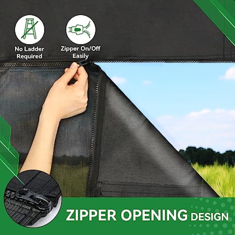 RV Awning Shade Screen 9' x 15 – обзор и цена Screen Top Mesh