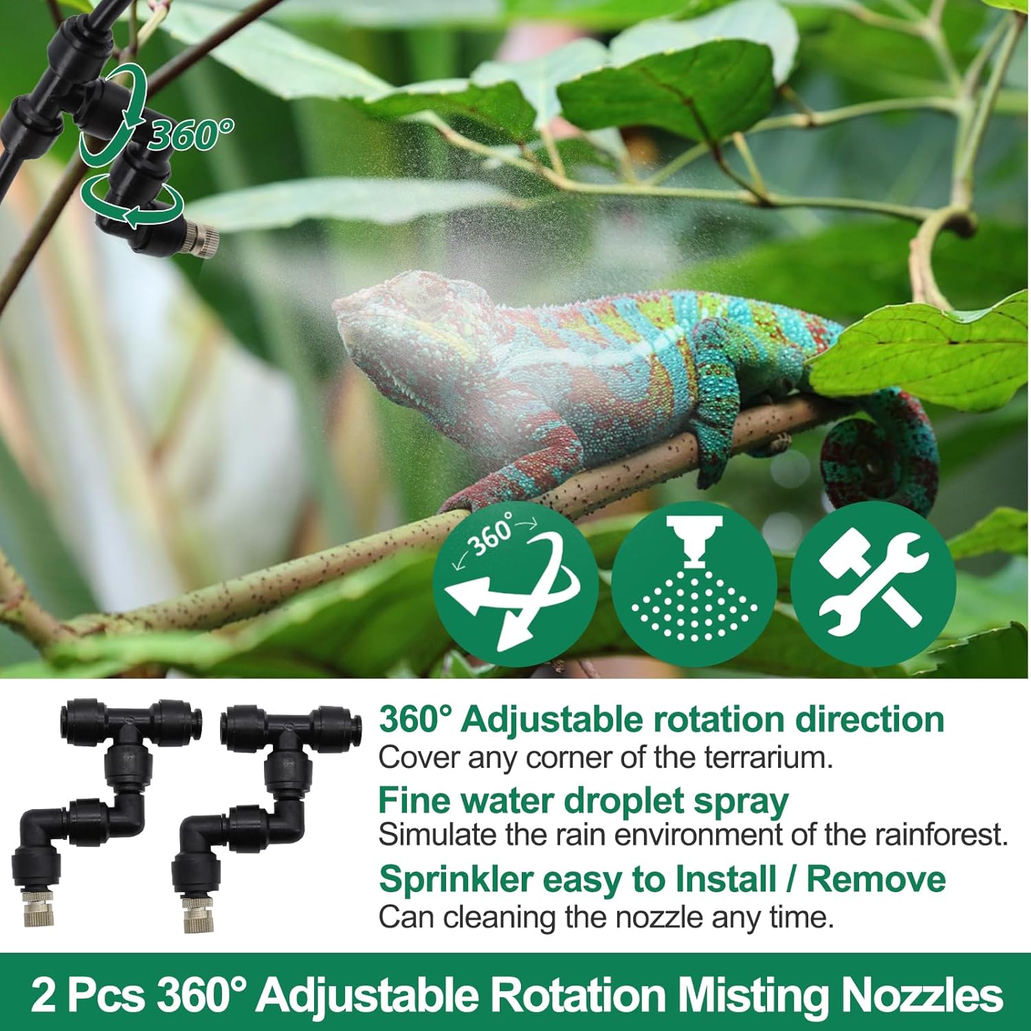 Reptile Humidifiers Smart Mist – обзор и цена Misting Nozzle Reptile